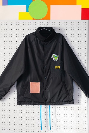 【予約販売商品】Sorsorジャケット　corade新作　恐竜刺繍ポケット付きジャケット