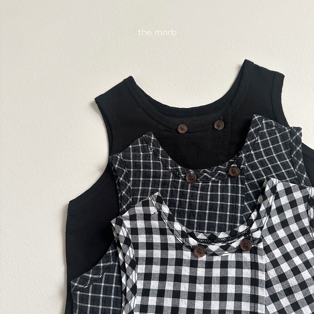 【100/110即納】minirobe/ chrom open sleeveless