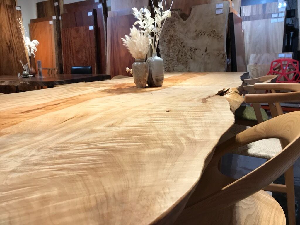 栃（トチ）2600×1200-1170-960×60 横浜元町店_テーブル天板/一枚板