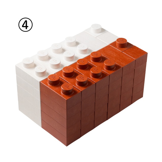 レンブロックキッズ ２色 70個セット