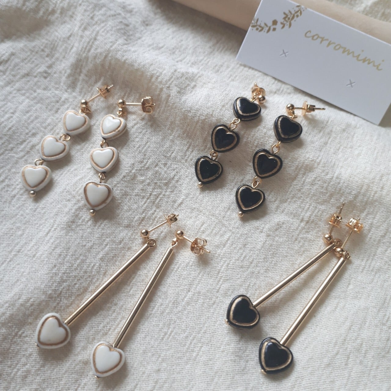 矢印ハートピアス/イヤリング | corromimi コロミミ