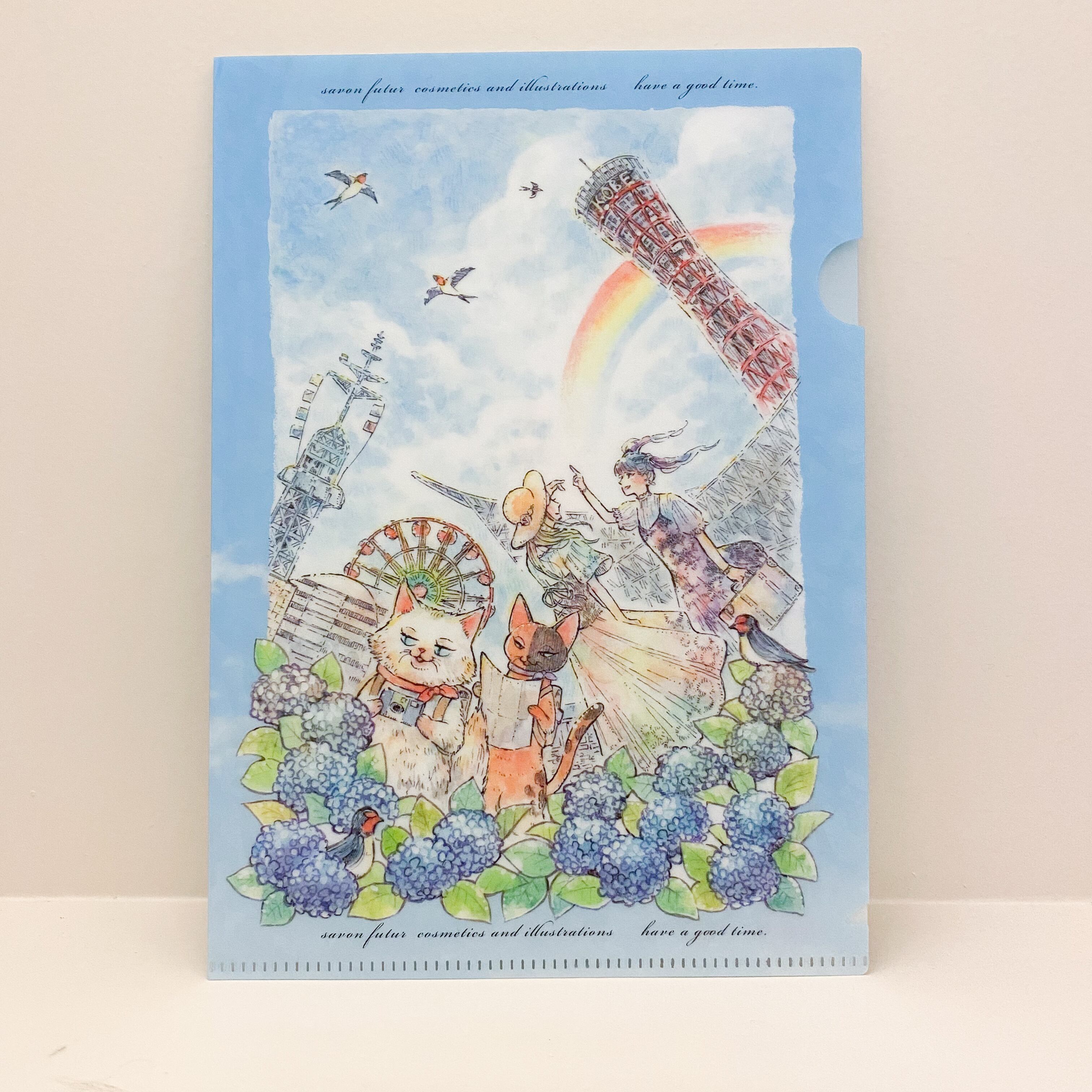 A5クリアファイル / 雲の上はいつも晴れ