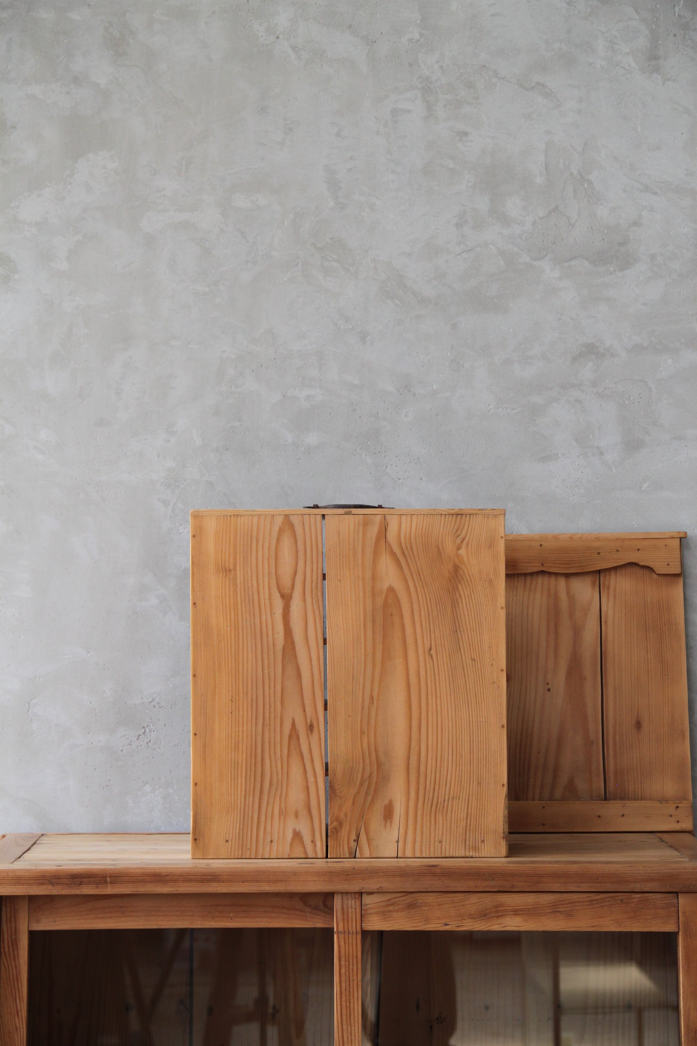 送料無料】木棚1 古家具/古道具/アンティーク/小箱/収納/ポストカード