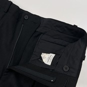 CASTELBAJAC SPORT カステルバジャック 刺繍入り ツータック スラックスパンツ サイズ 74 /ブラック/日本製