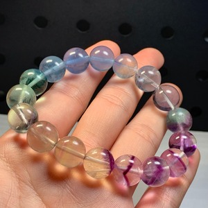 A70.可愛い色合い♪グラデーションフローライト ブレスレット