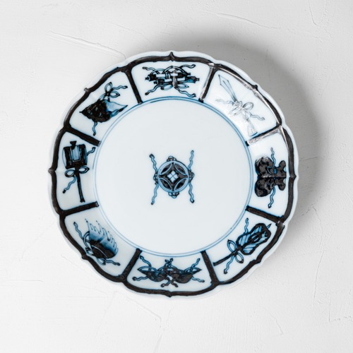 ［中里 博彦］宝尽し型打ち皿