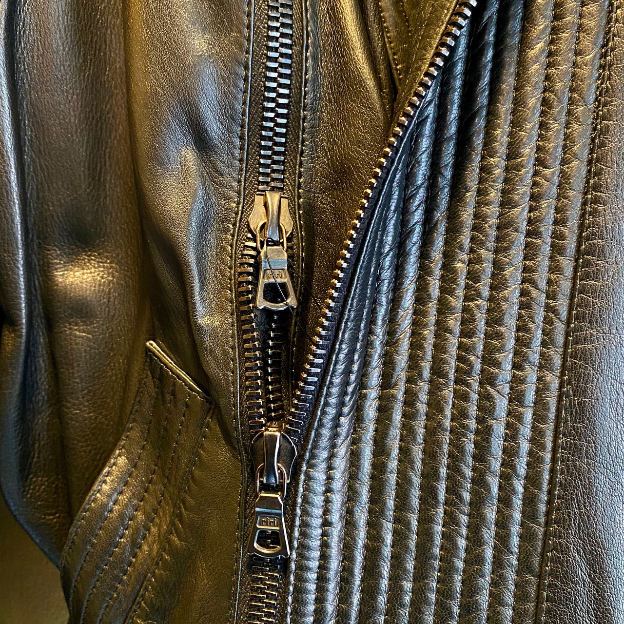 versace shawl collar leather jacket
