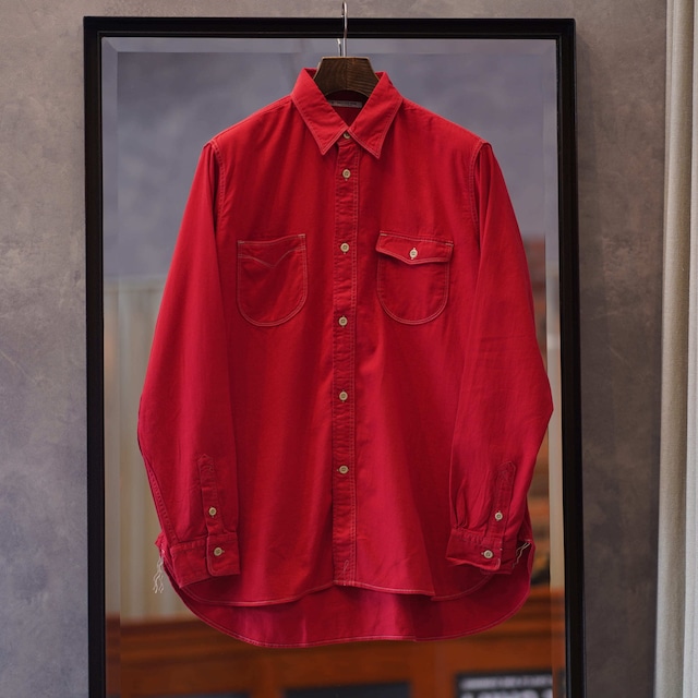 MAATEE&SONS(マーティーアンドサンズ) 23AW "MAD WORK SHIRTS" -RED-