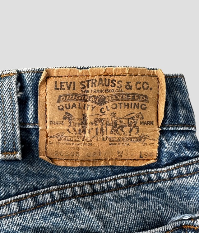 -Levi's- Vintage 80s W35L32 20505 Denim Pants made in USA
