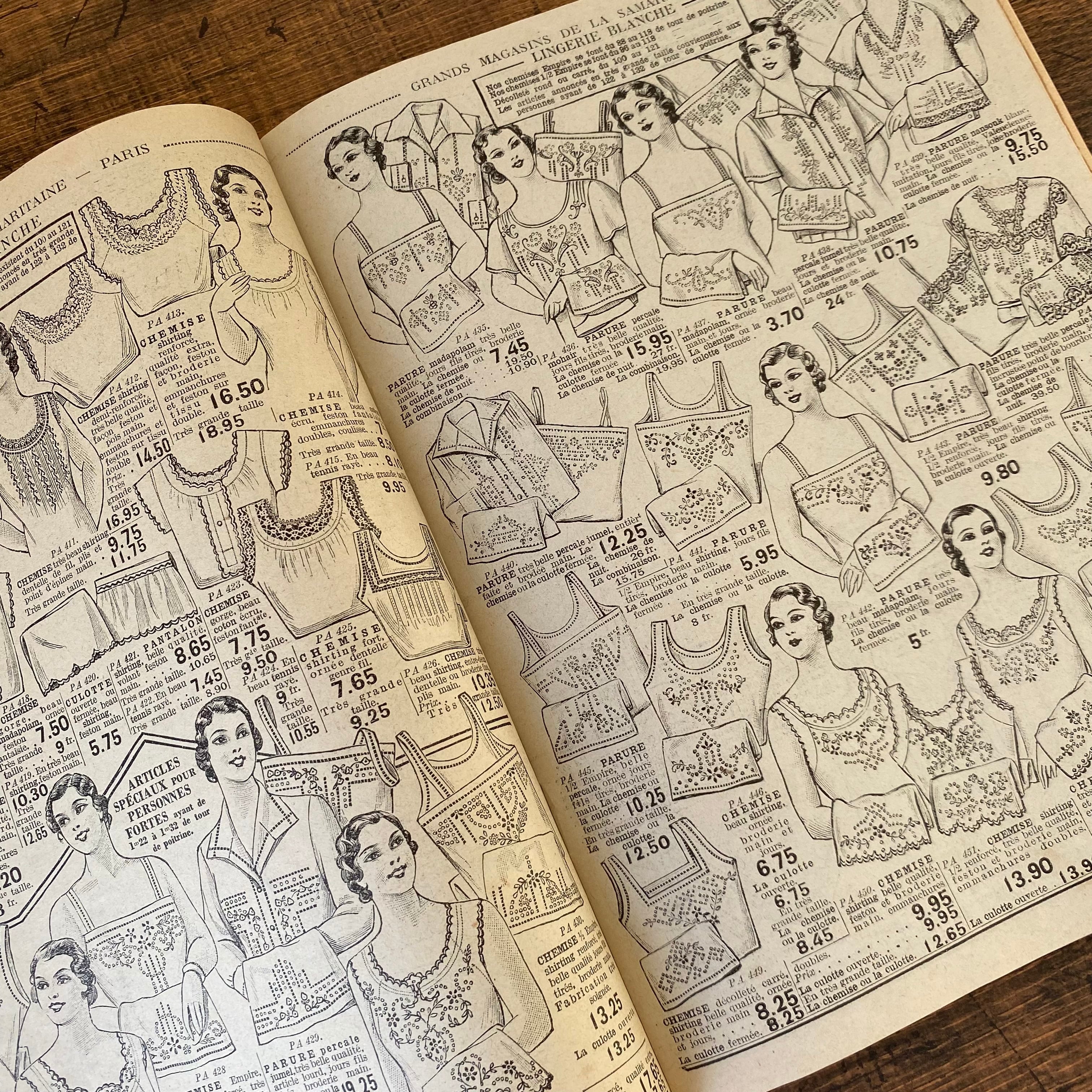 パリの百貨店 Samaritaine カタログ・フランスアンティーク / vp0261