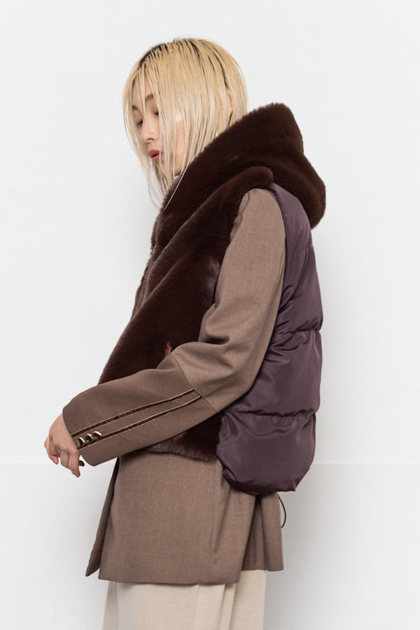 Muel Chic ミュエルシック / Mont Fake mouton Vest モントフェイク