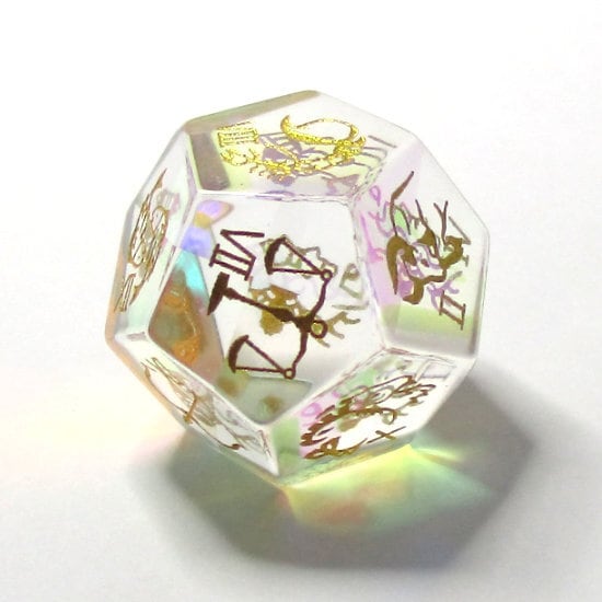 黄道十二星座12面体ダイス | ダイス専門店ドラタコ BASE店