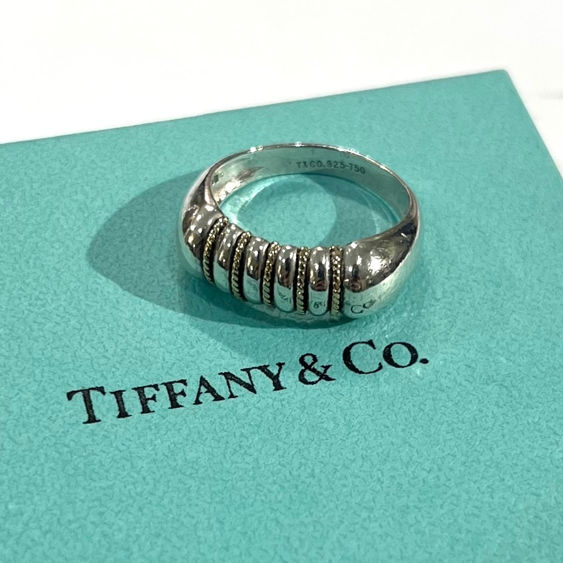 TIFFANY & Co.】【14号】VINTAGE ヴィンテージ ティファニー リブ