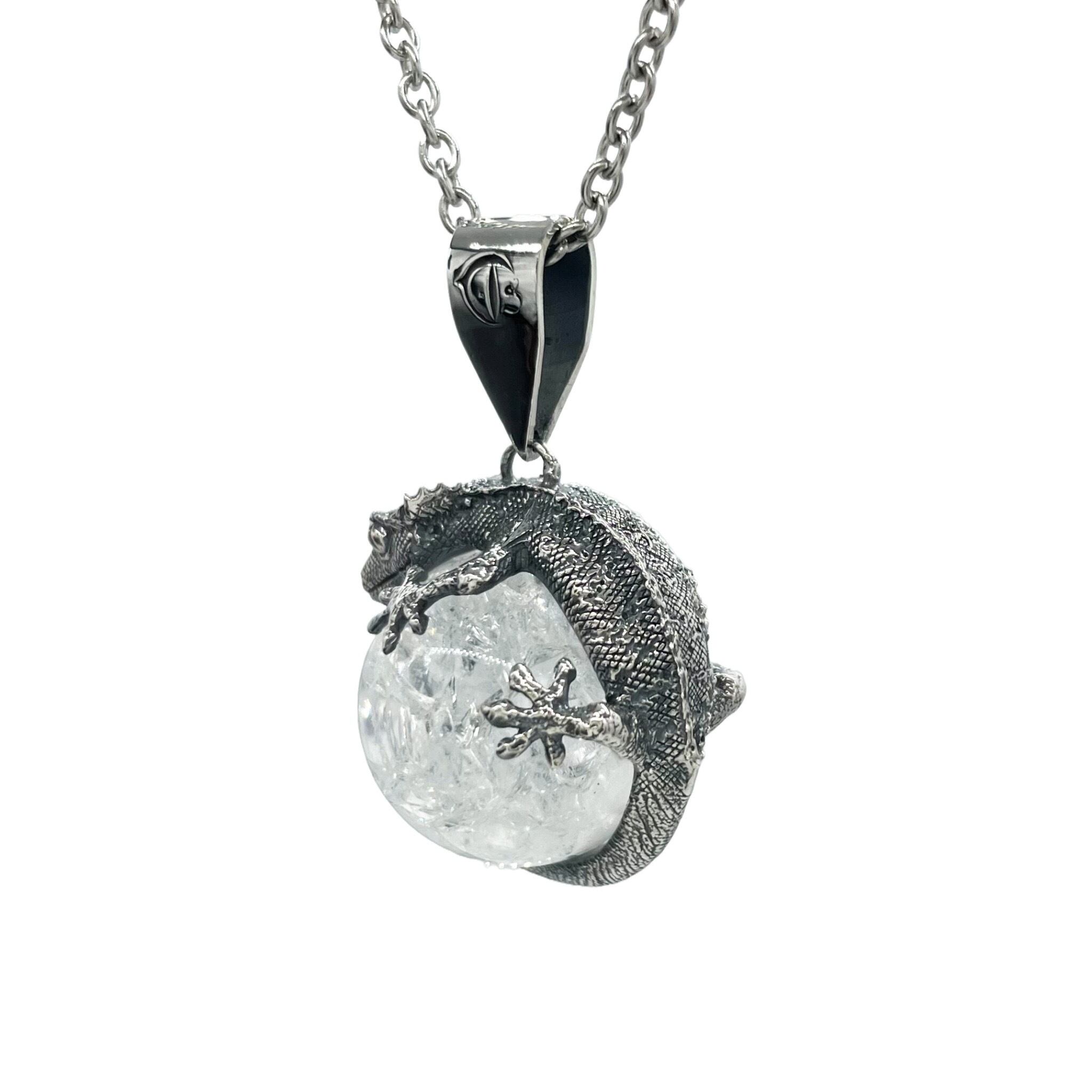 クレステッドゲッコーペンダント(天然石) | Cold I's 公式オンライン