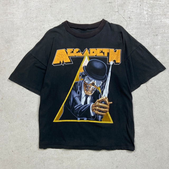 00年代 MEGADETH メガデス 時計仕掛けのオレンジ パロディ バンドT 