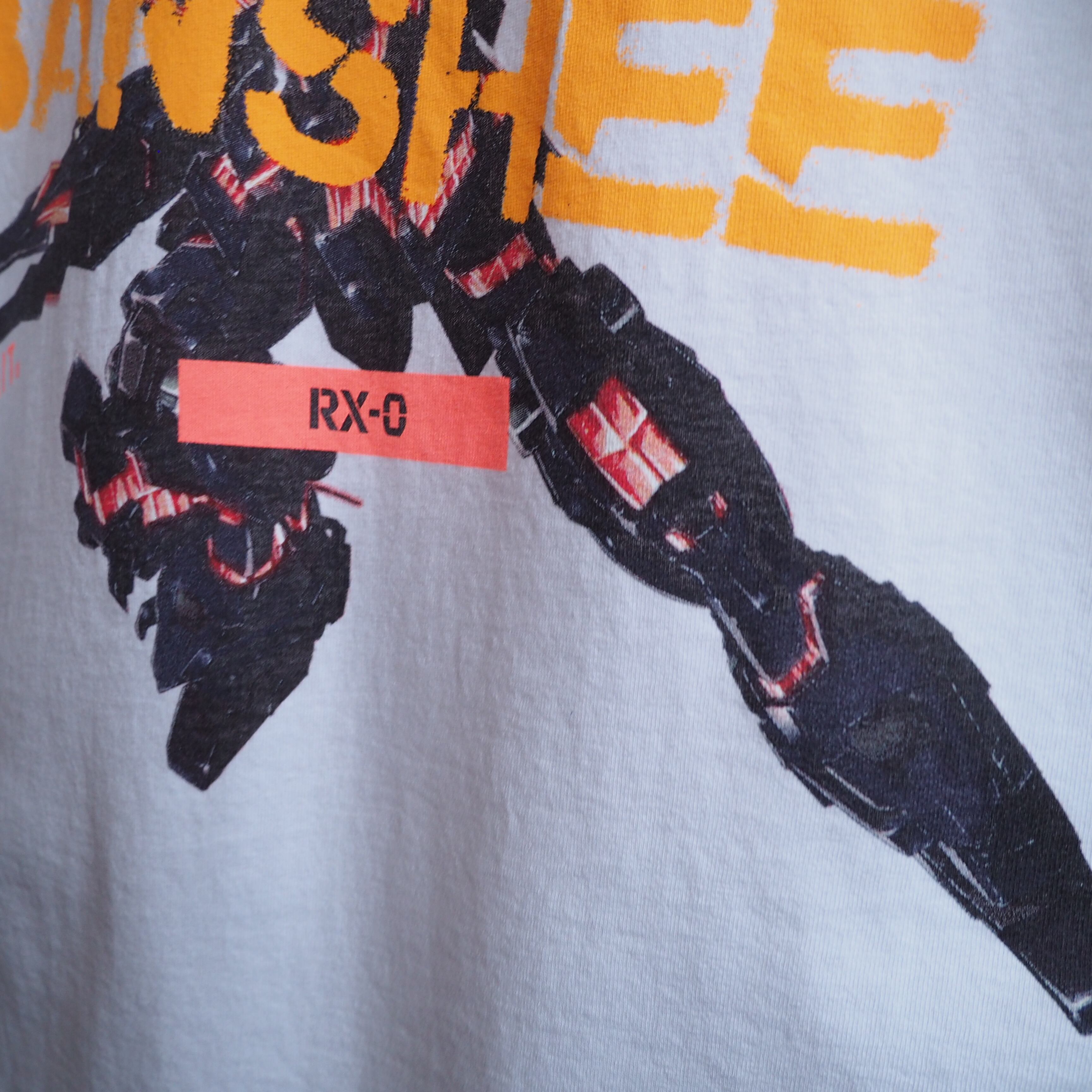 ” GUNDAM UNIVERSE ” ” BANSHEE NORN ” graphic printed loose Tee (made in Usa)