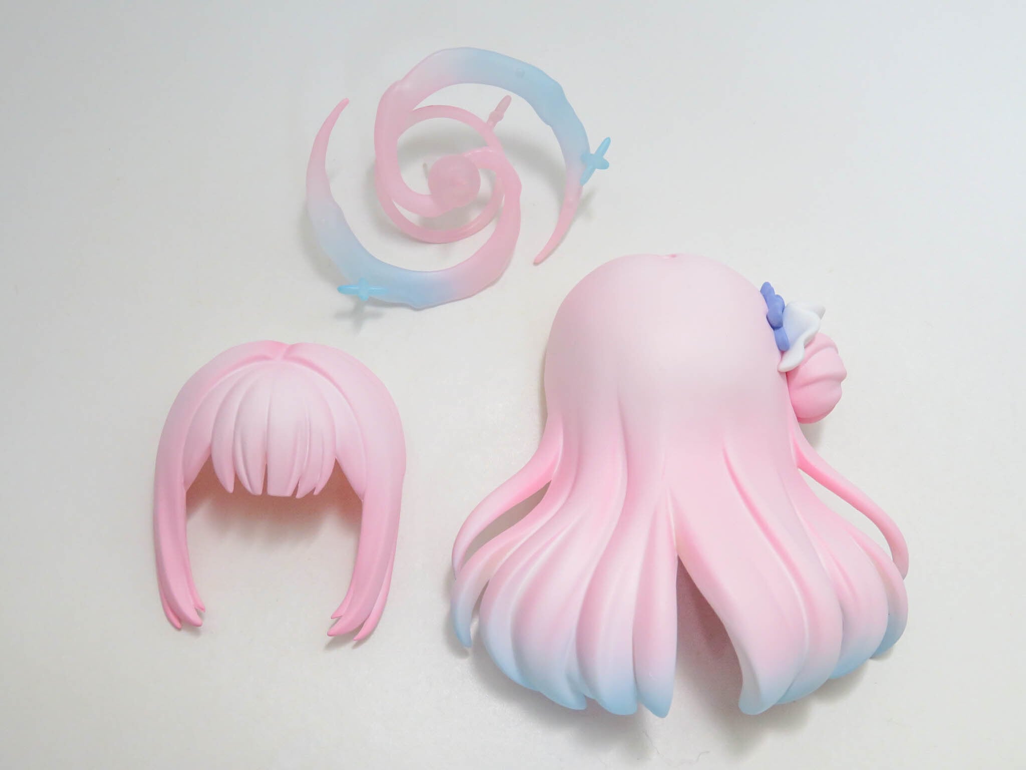 再入荷（A−ランク）【2423】 聖園ミカ 髪パーツ ロング ねんどろいど