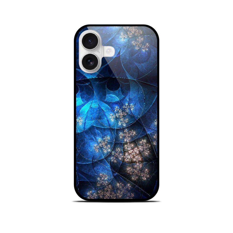 深・丙夜 - 和風 角丸型 強化ガラスiPhoneケース【Re:design