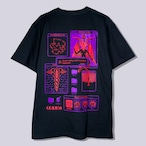 黒魔術デスクトップ|Tシャツ-黒