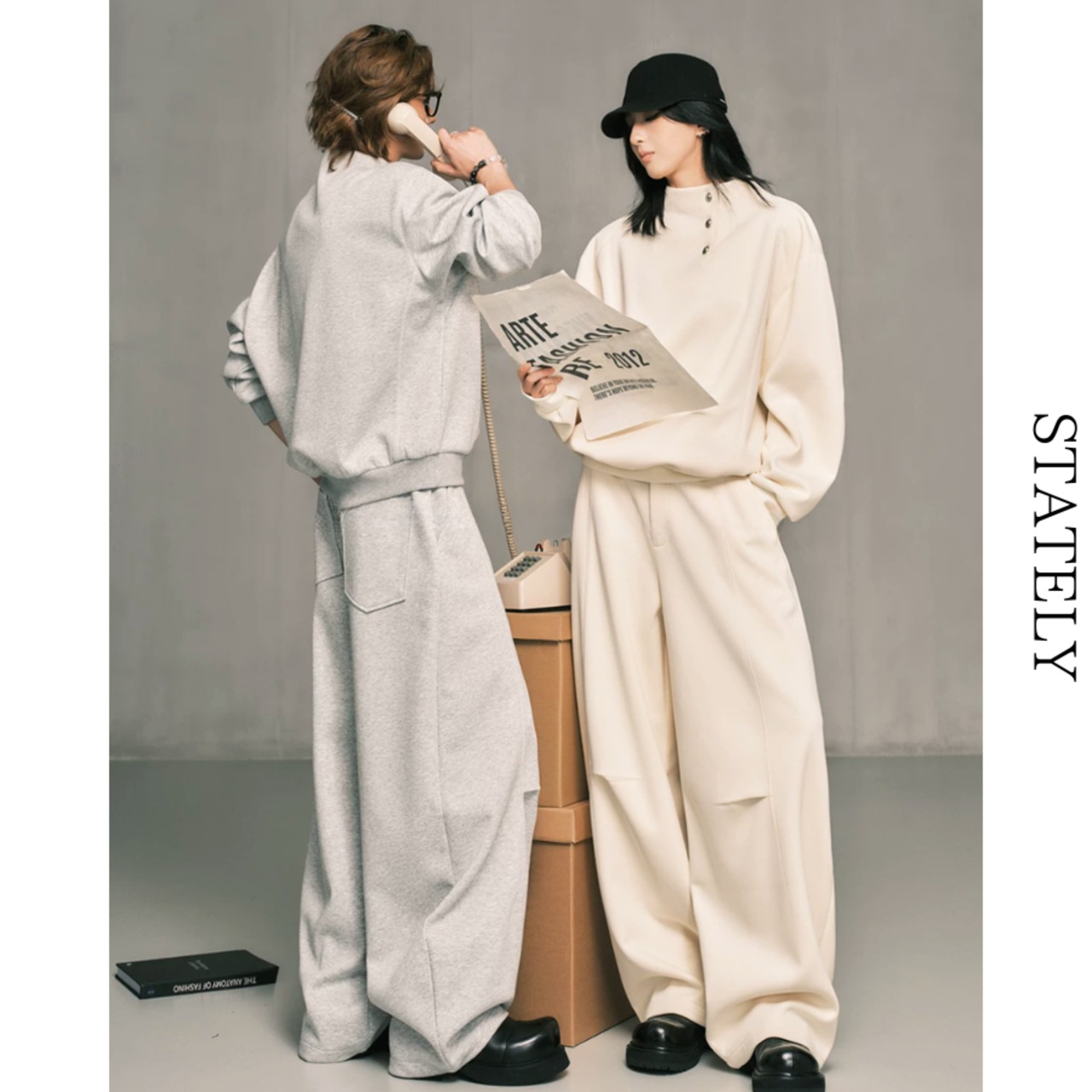 High Neck Relaxセットアップ/3color_ST47・画像2