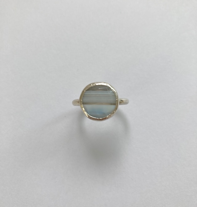 ブルーオパールのシルバーリング