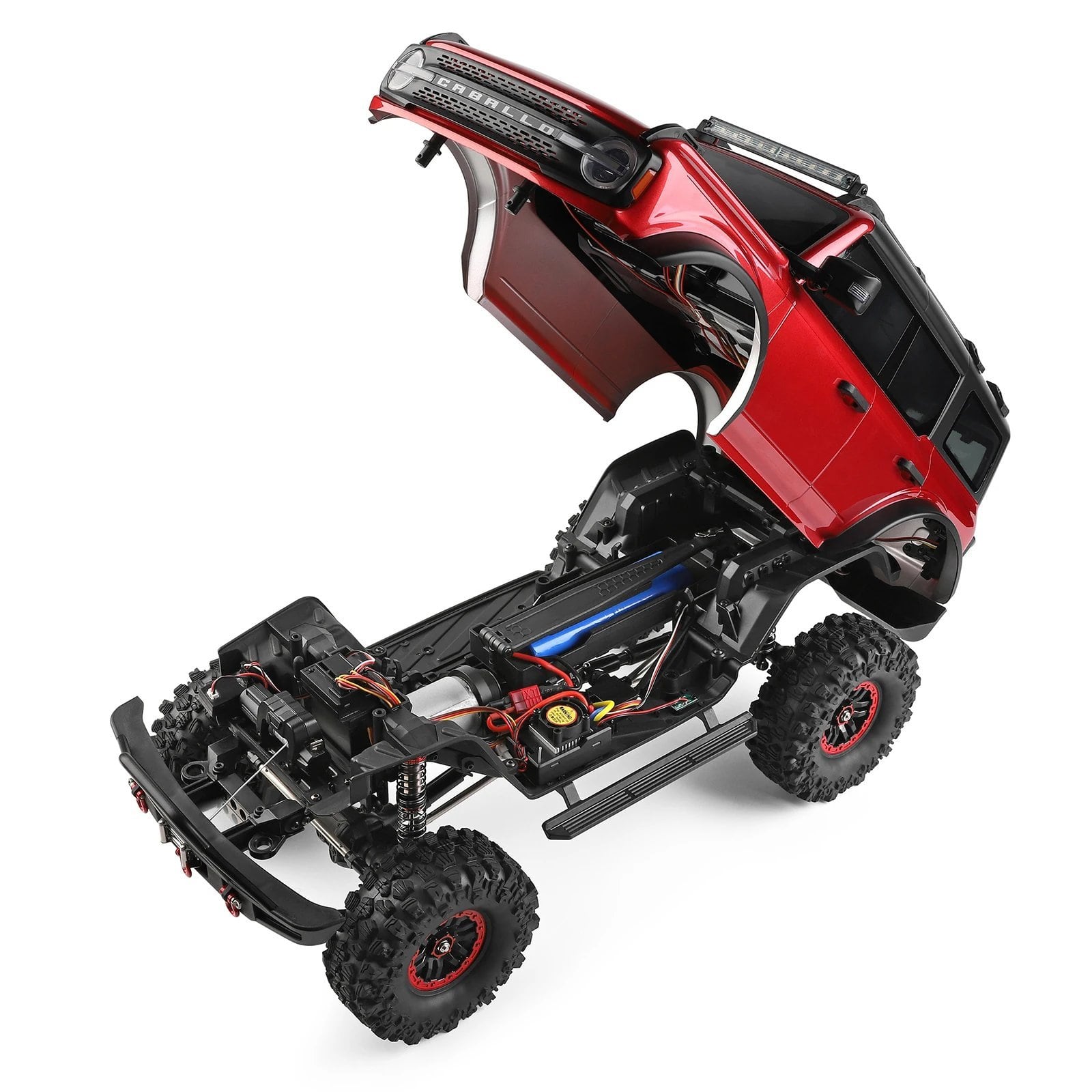 ドリラジコンボ Wltoys 104020 ラジコン 1/10 クローラー LED ライト RTR 4WD