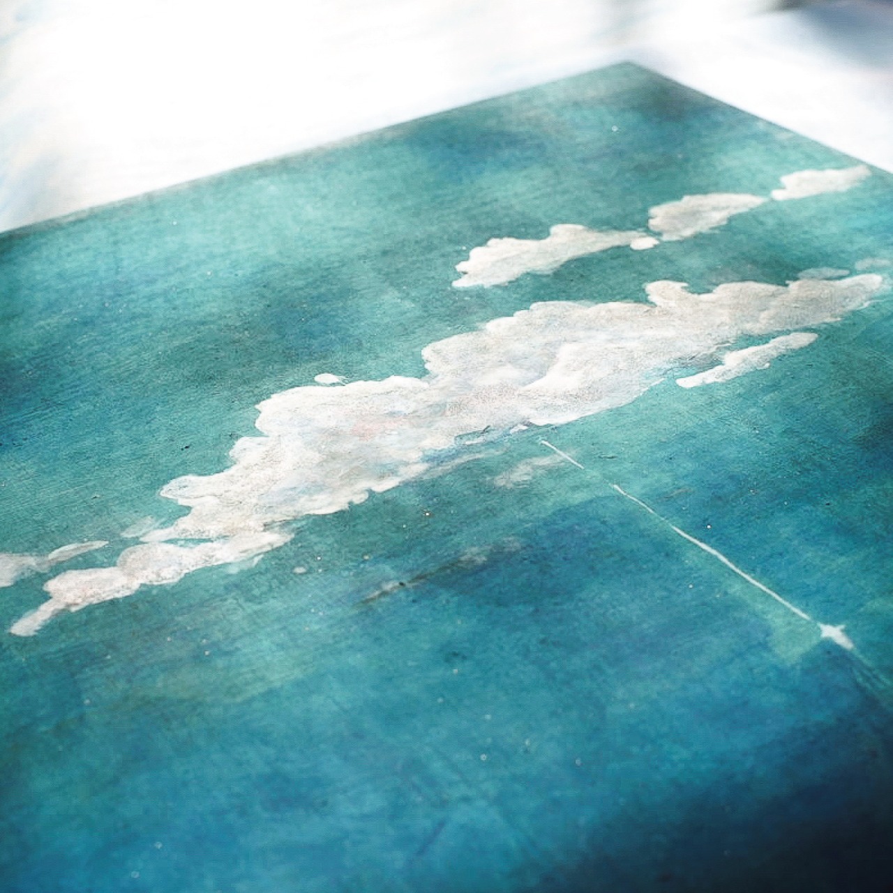 「雨ははじまり、雲へ終わる」— 原画 by matsuko