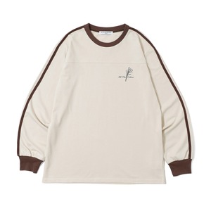 APD SIDE LINE LS TEE / BEIGE