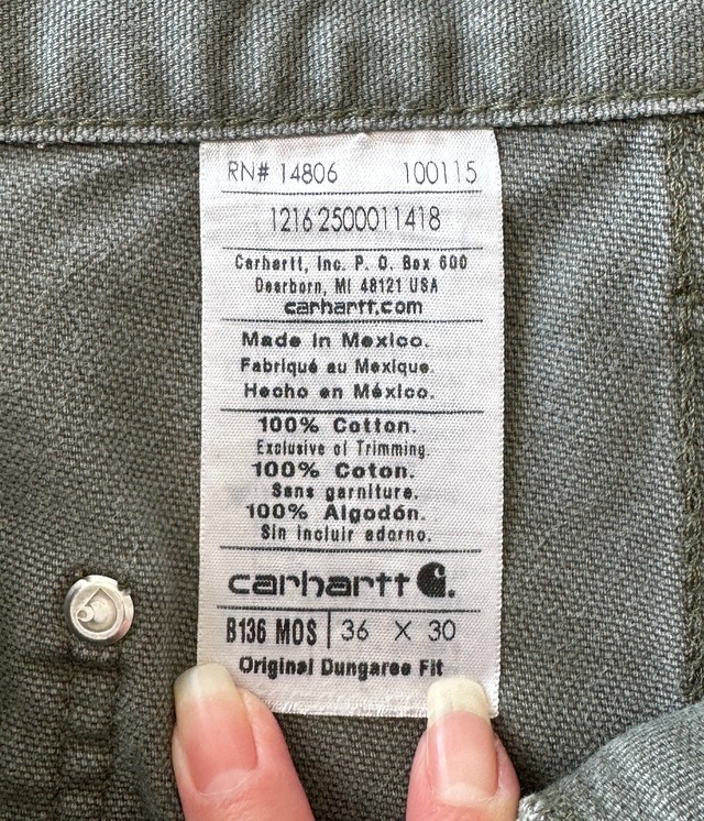 -Carhartt- Vintage 10s 36×30 Doubleknee Pants