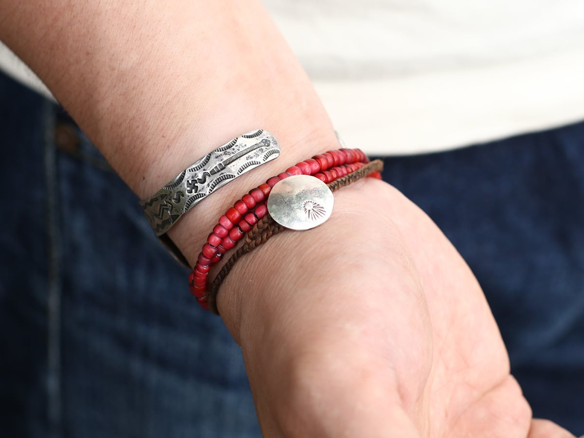 NAVAJO ナバホ 1930's~ Vintage Navajo Snakes Bangle シルバー