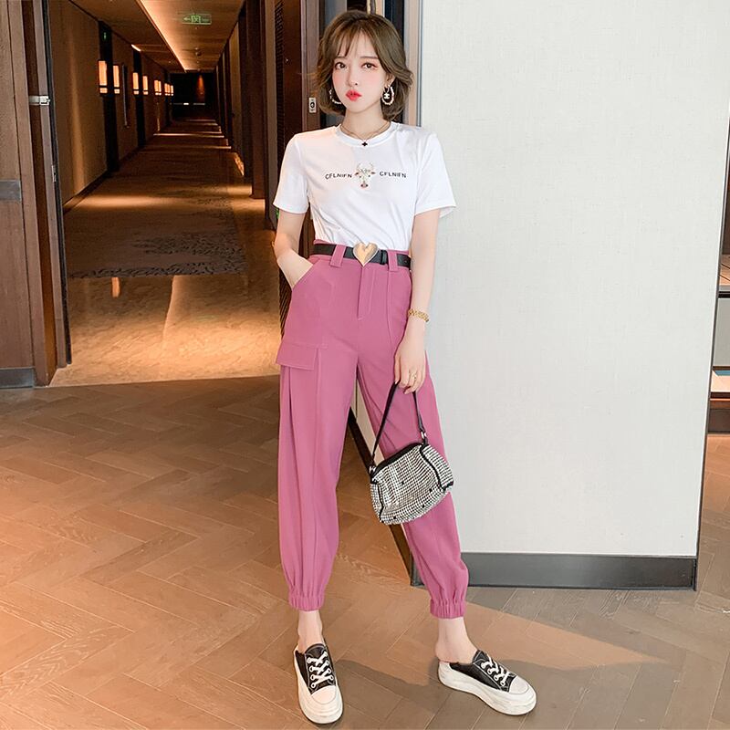 ハイウェストウェストスリムベルト ポケットスプリングサマー 春物 夏物 ハーネス MIUCO90978174677