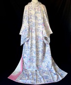 こぼれ咲く花の小紋〉SALE トール 気品 洋服感覚の着物 仕付け付き 