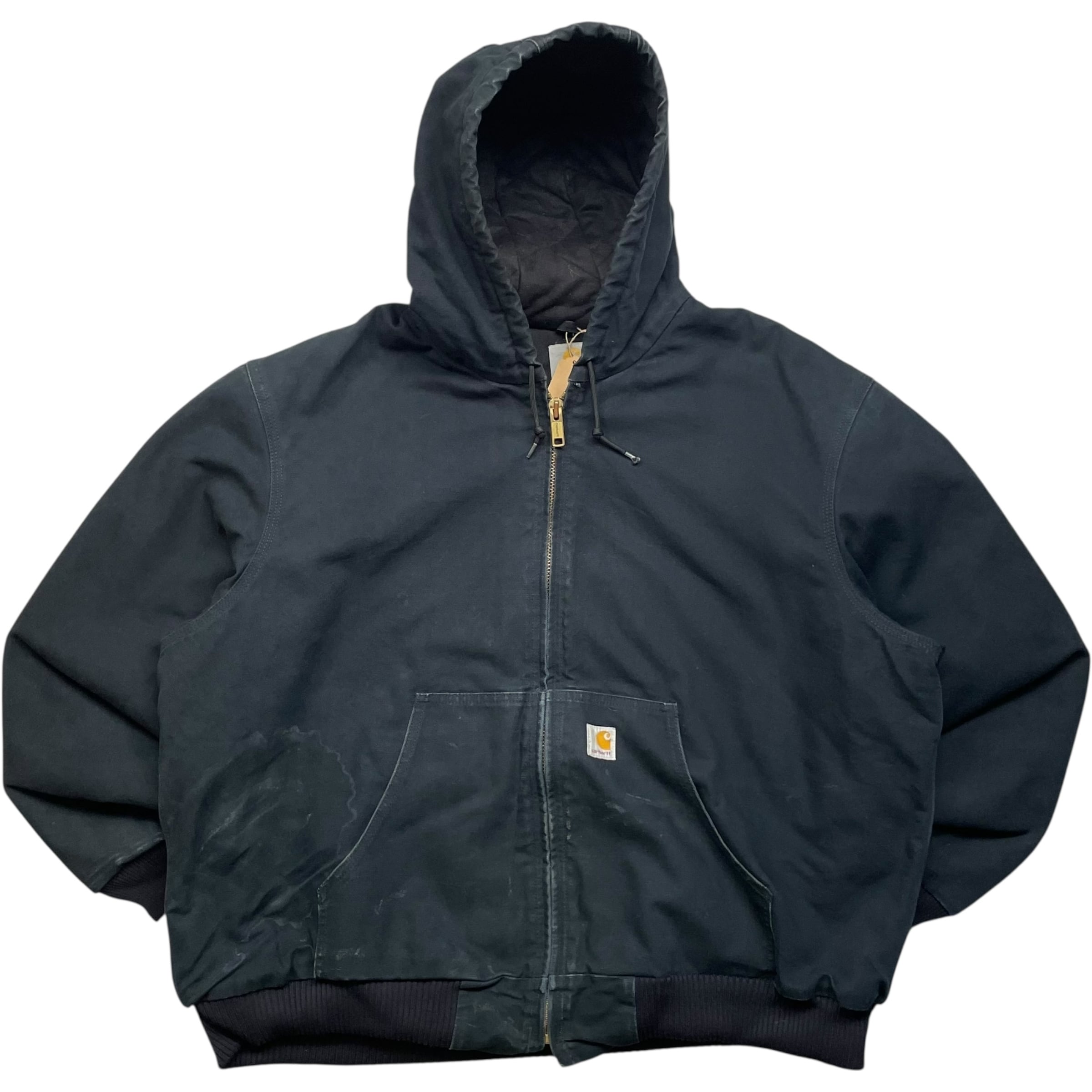 《XXL》 Carhartt カーハート アクティブジャケット ワークジャケット ブラック USA製 no.8768