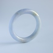 【内径 約56mm】ラベンダーカラーが美しいバングル lavender/princess A貨翡翠 jd_bg1077