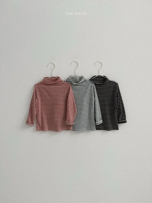 《即納》送料無料 【mini robe】merino half turtleneck tee