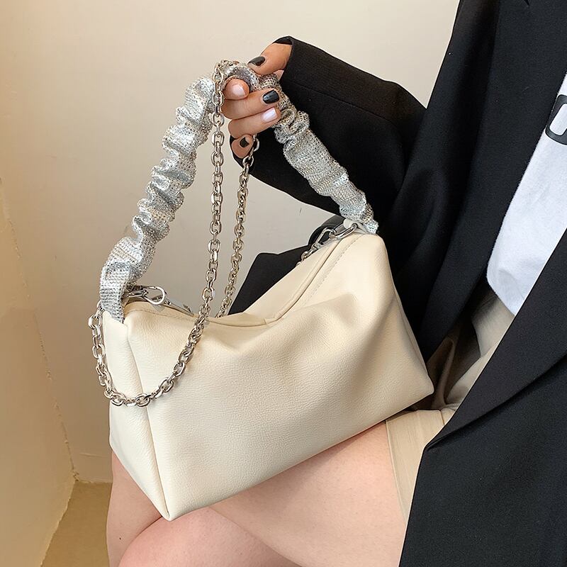 サマーチェーン シングル 夏物 スクウェア 手作りハンドバック99142699145