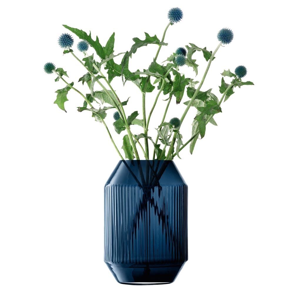 LSA エルエスエー Rotunda Vase G1655-26-610 ネイビー LRT11 高さ26cm / 花器 花瓶 フラワーベース キャンドルホルダー