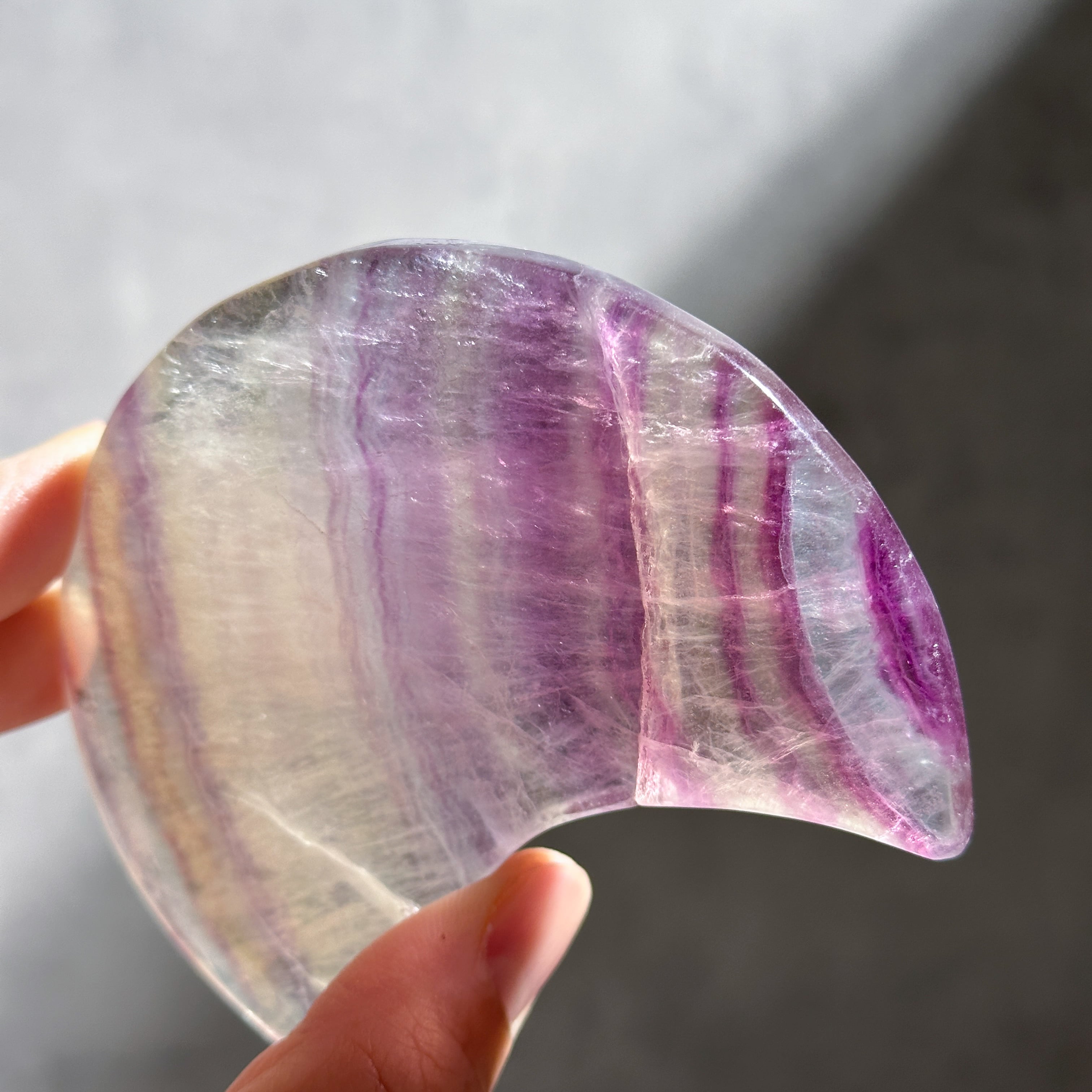 レインボー入り グリーン フローライト カルサイト共生 バイカラー✿*:・レインボー フローライト 蛍石 原石