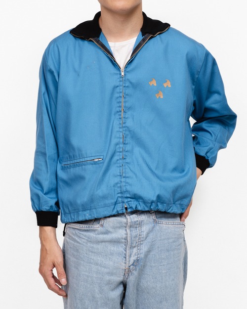 [1970's] "BACKA Fritid ab” Swedish Military Style Track Jacket