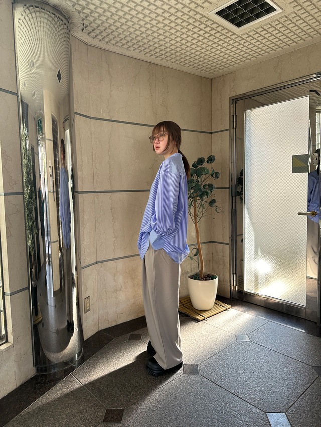 【Special order item】ランダムストライプブラウス