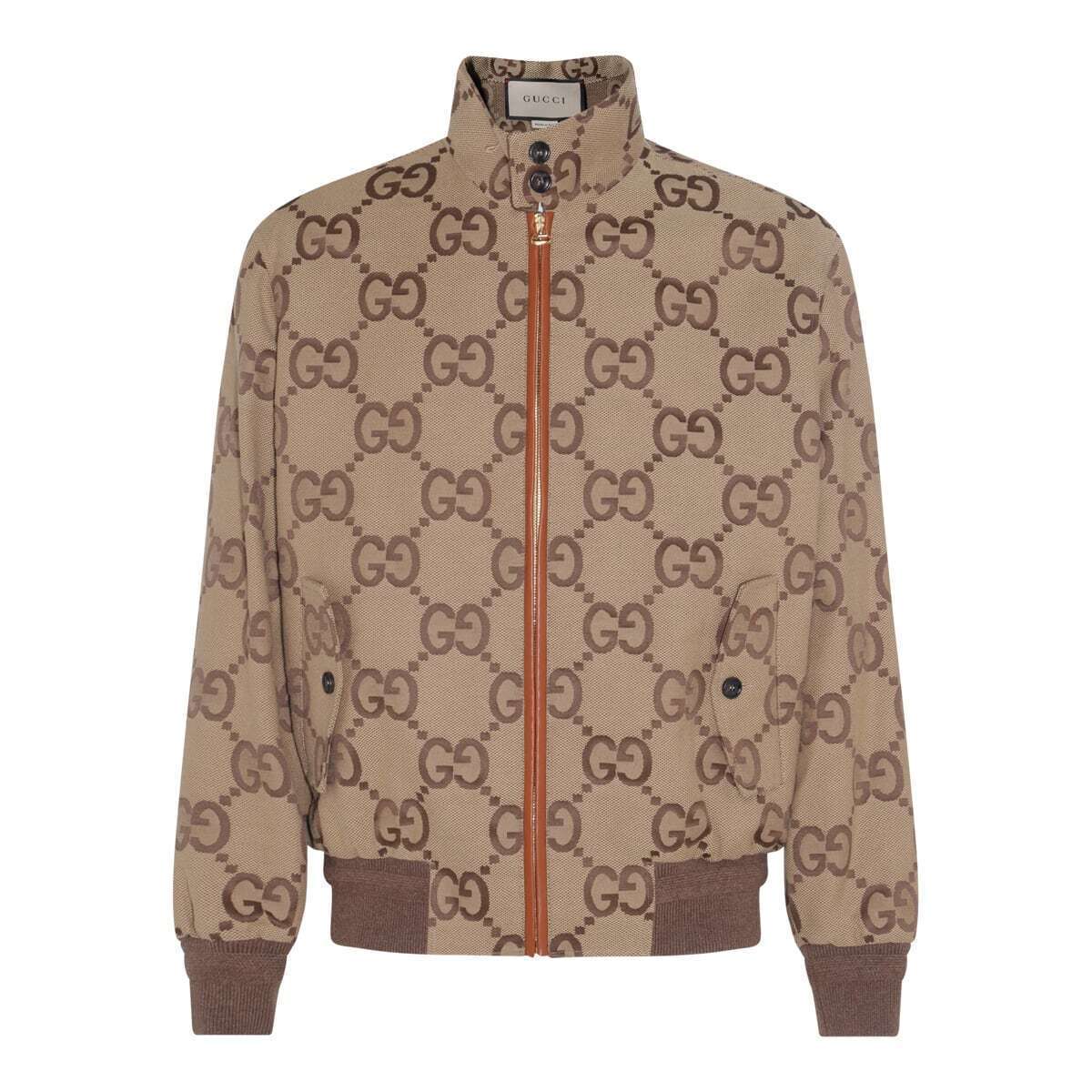 GUCCI(グッチ)GGキャンバス ビックロゴ メンズ ジャケット