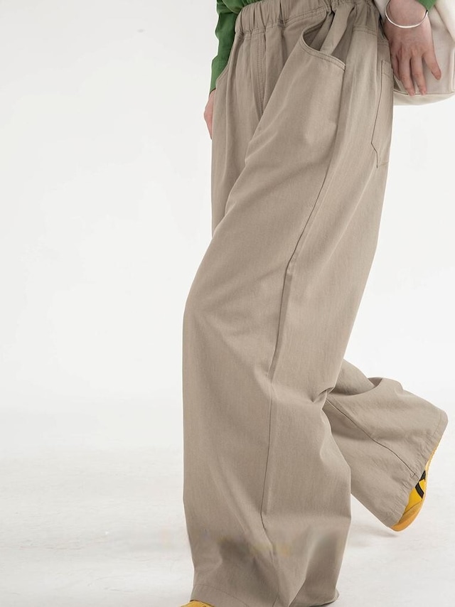 Simple wide straight pants（シンプルワイドストレートパンツ）c-563