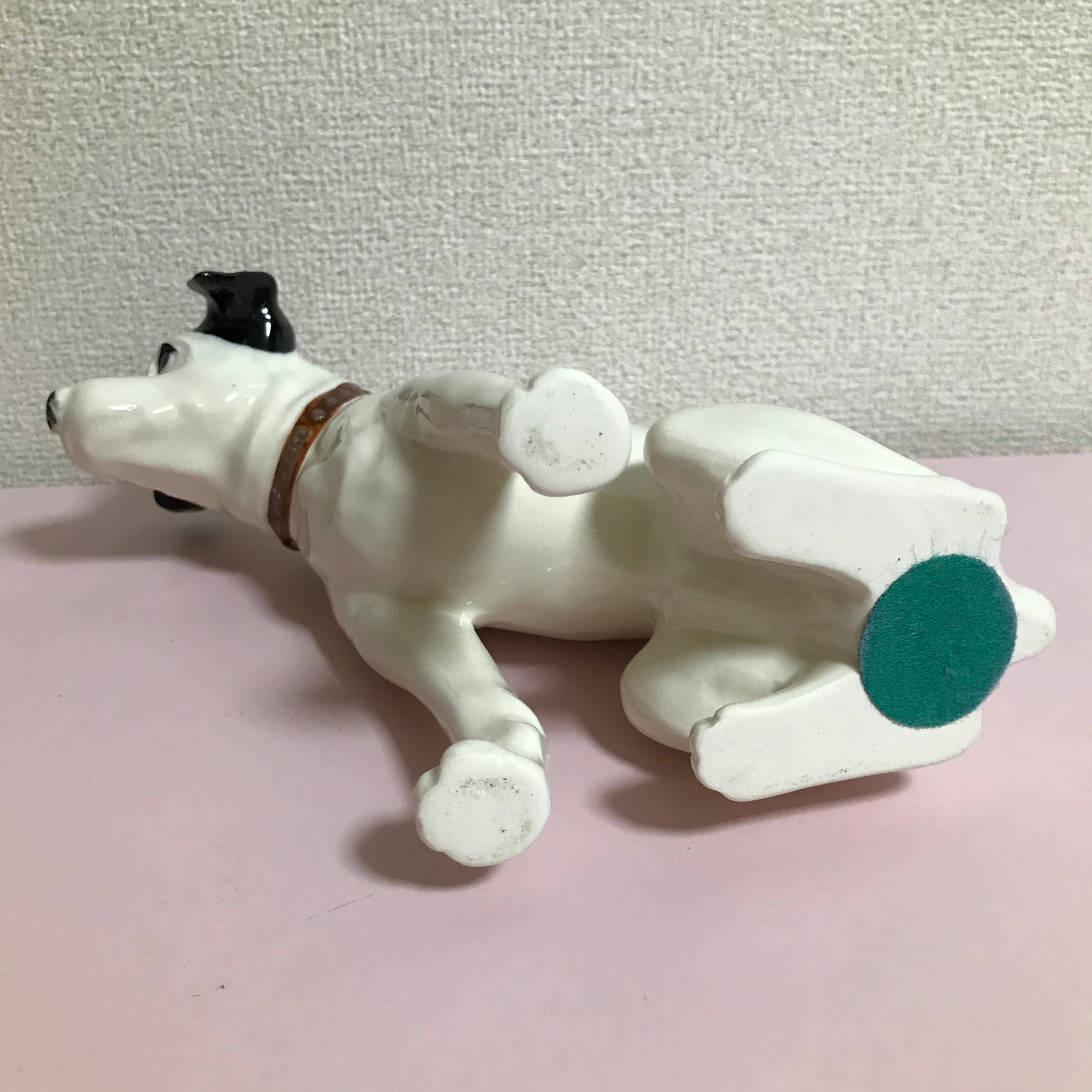 昭和レトロ ビクター犬 ニッパー君 陶器の置物 | Honey Antique