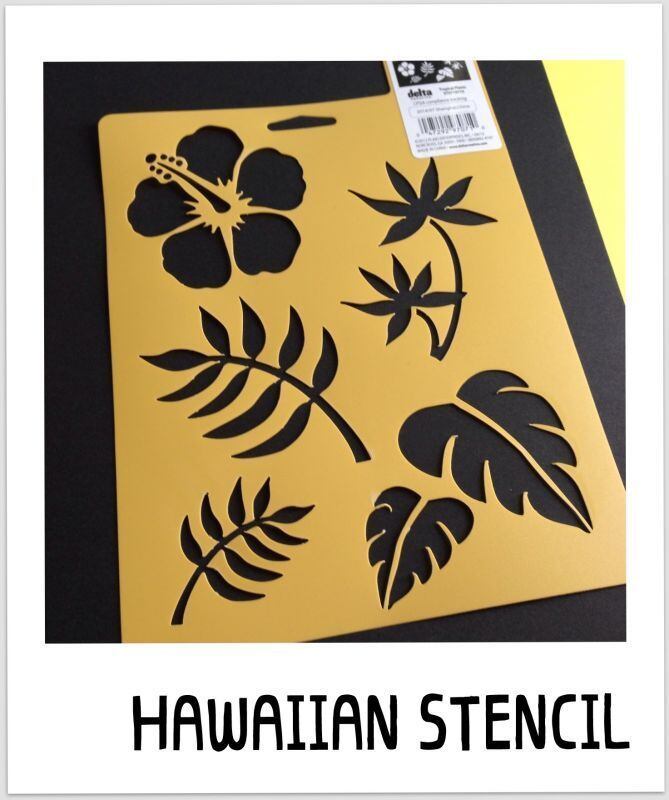 ステンシルシート　”Tropical Plants | &.Aloha あんど.あろは Hawaiizakka Select shop powered  by BASE