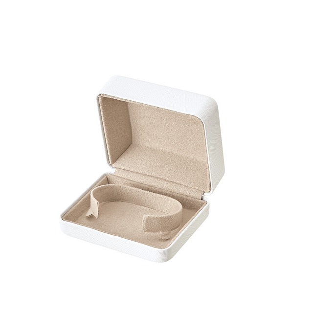 ブレスレット・バングル用ケース　ブレスレット・バングル台紙　合成レザー白or黒　ZAHARAシリーズ　12個単位　AR-BL150CA