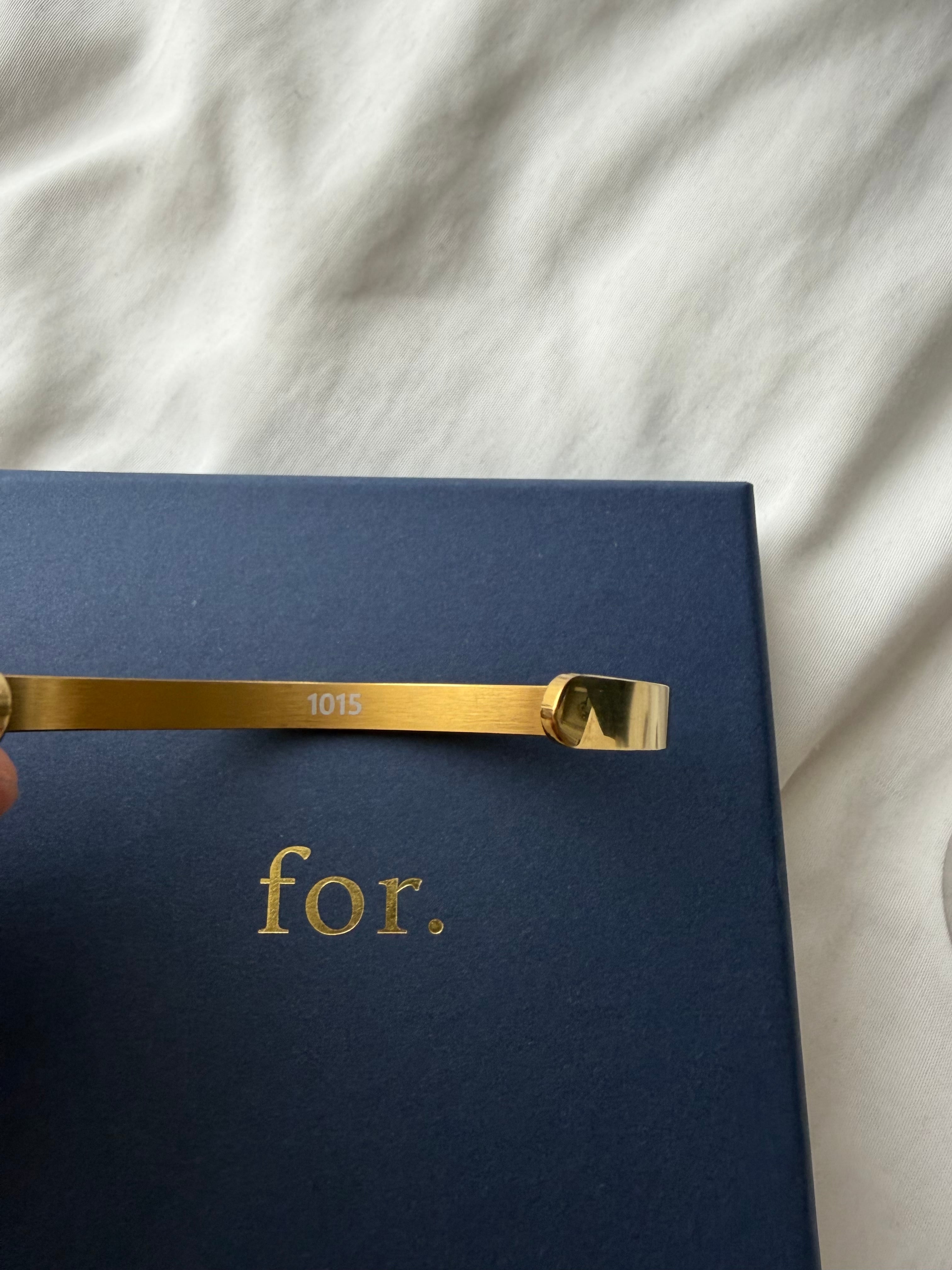 Link Bangle Gold【刻印無し|リンクバングル ゴールド | for.