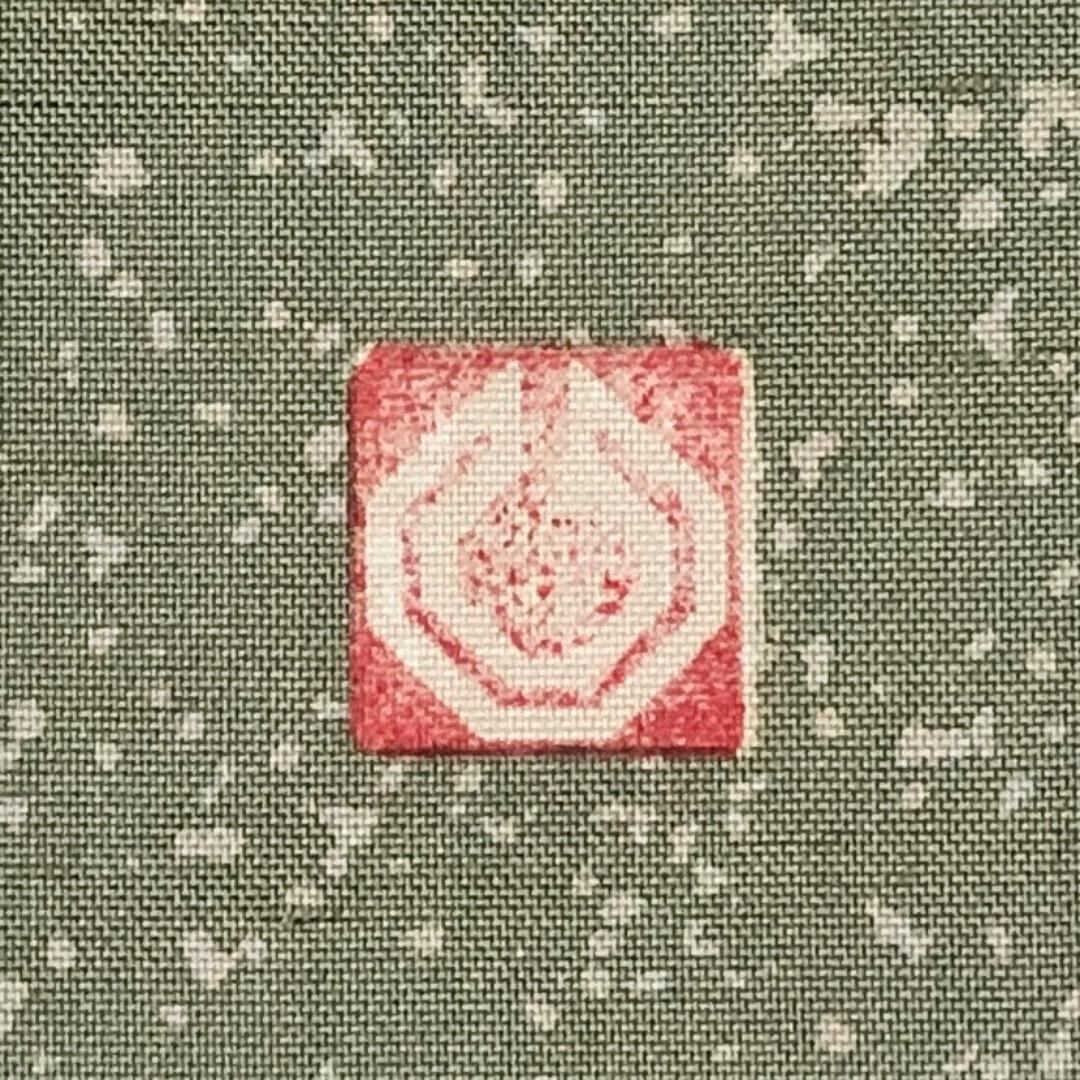 値下げ交渉ＯＫ！石川県無形文化財 無地 本場牛首紬 正絹 Ｂ５８３ 牛首紬石川県指定無形文化財