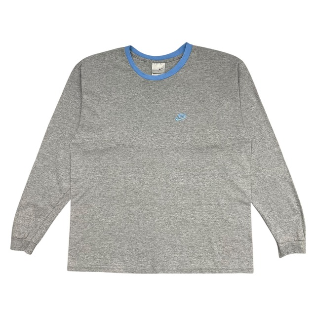 NIKE EMBROIDERED SWOOSH LONG SLEEVE T-SHIRT SIZE L (USED)