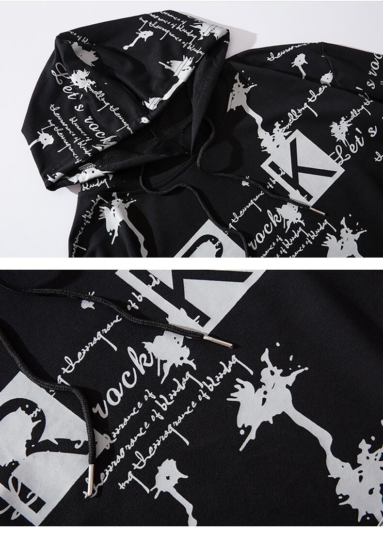 全2色 Tシャツ カットソー プリント カジュアル ストリート 