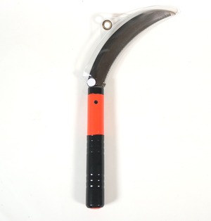 ほぼノコギリ鎌（左利き用）｜料理は畑から（持ち手が鍋の取っ手）